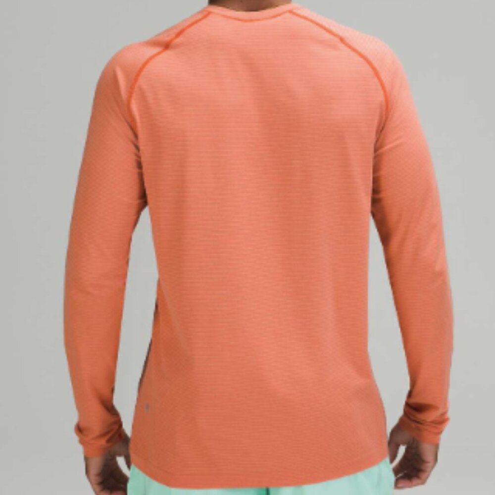 (6058) LULULEMON MENS Metal Vent Tech Surge Long Sleeve Size M **FLAW
