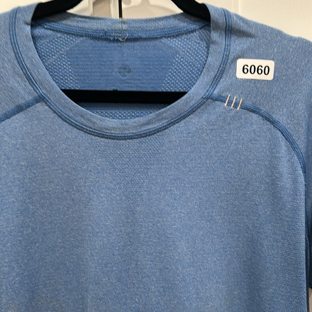 (6060) LULULEMON MENS Metal Vent Tech Surge Short Sleeve Size M *FLAW spots