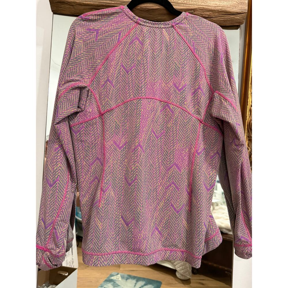 Lululemon It’s Rulu Run Long Sleeve Shirt – Jacquard Chevron Mini, Size 12