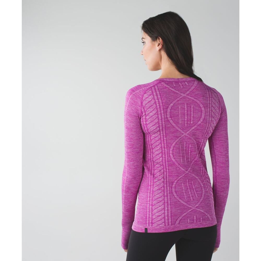 6994 Lululemon Rest Less Pullover in Heathered Ultra Violet sz 10-12