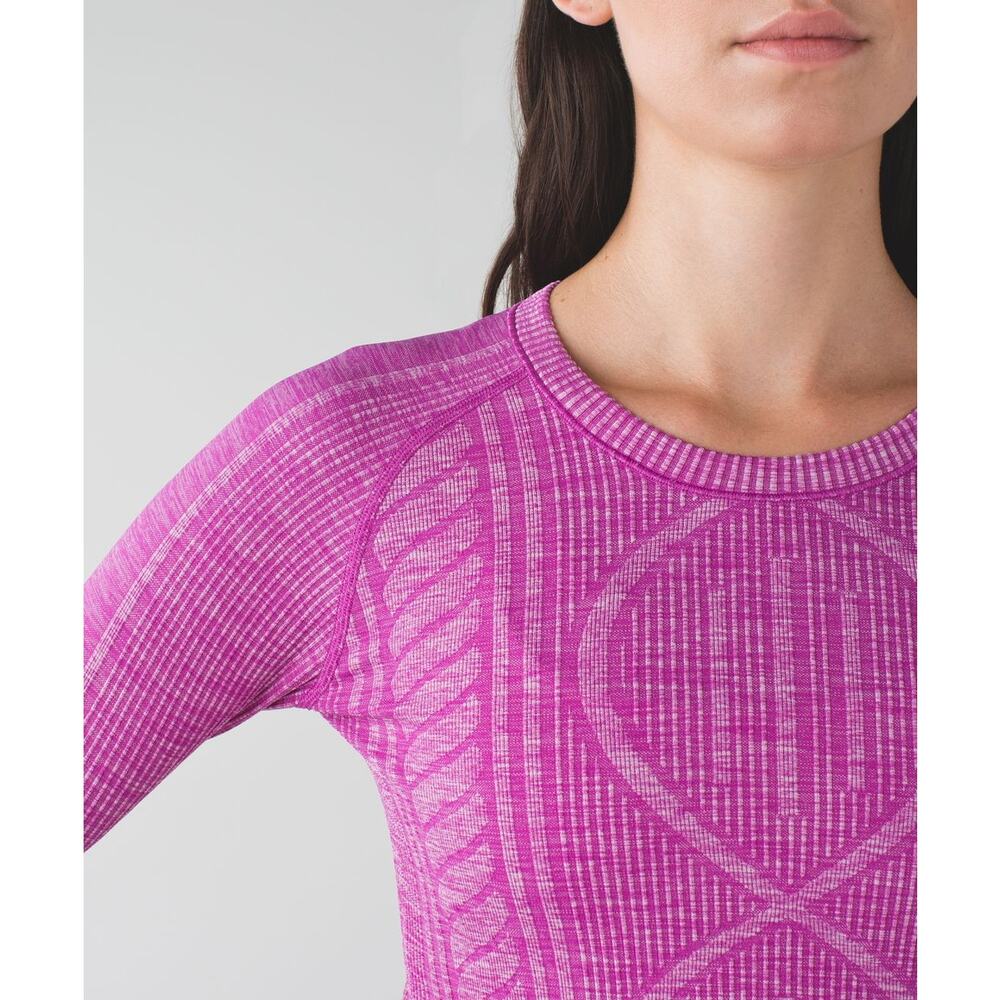 6994 Lululemon Rest Less Pullover in Heathered Ultra Violet sz 10-12