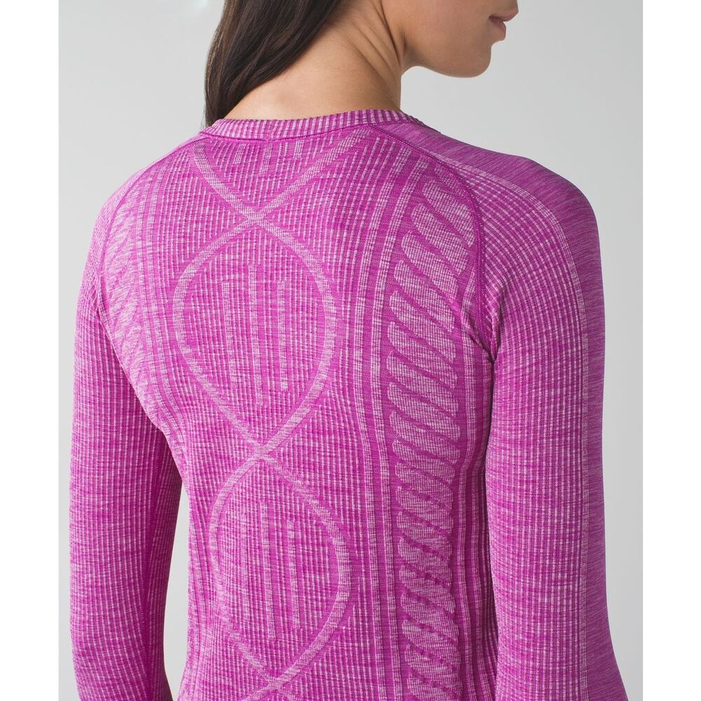 6994 Lululemon Rest Less Pullover in Heathered Ultra Violet sz 10-12