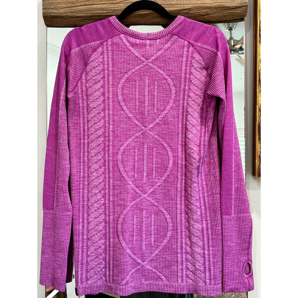 6994 Lululemon Rest Less Pullover in Heathered Ultra Violet sz 10-12