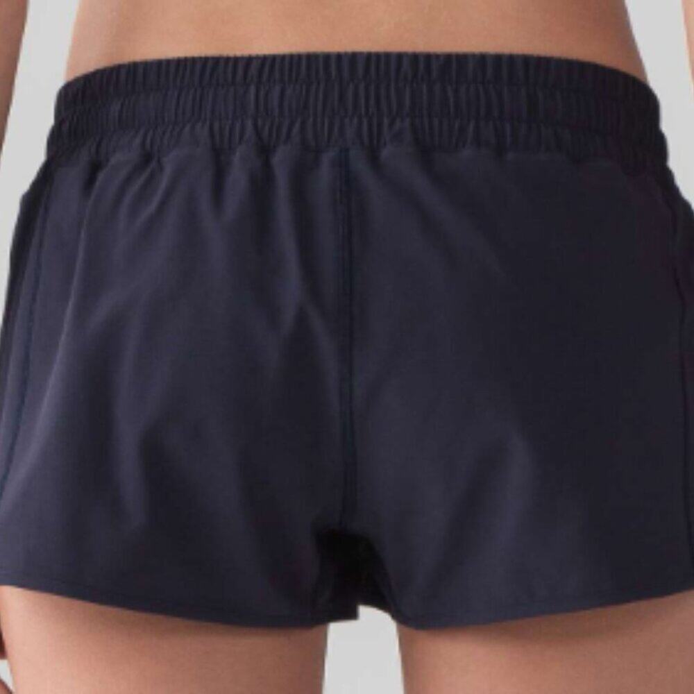 6366 Lululemon Hotty Hot Short II *2.5" Jin MIDNIGHT NAVY Sz 10