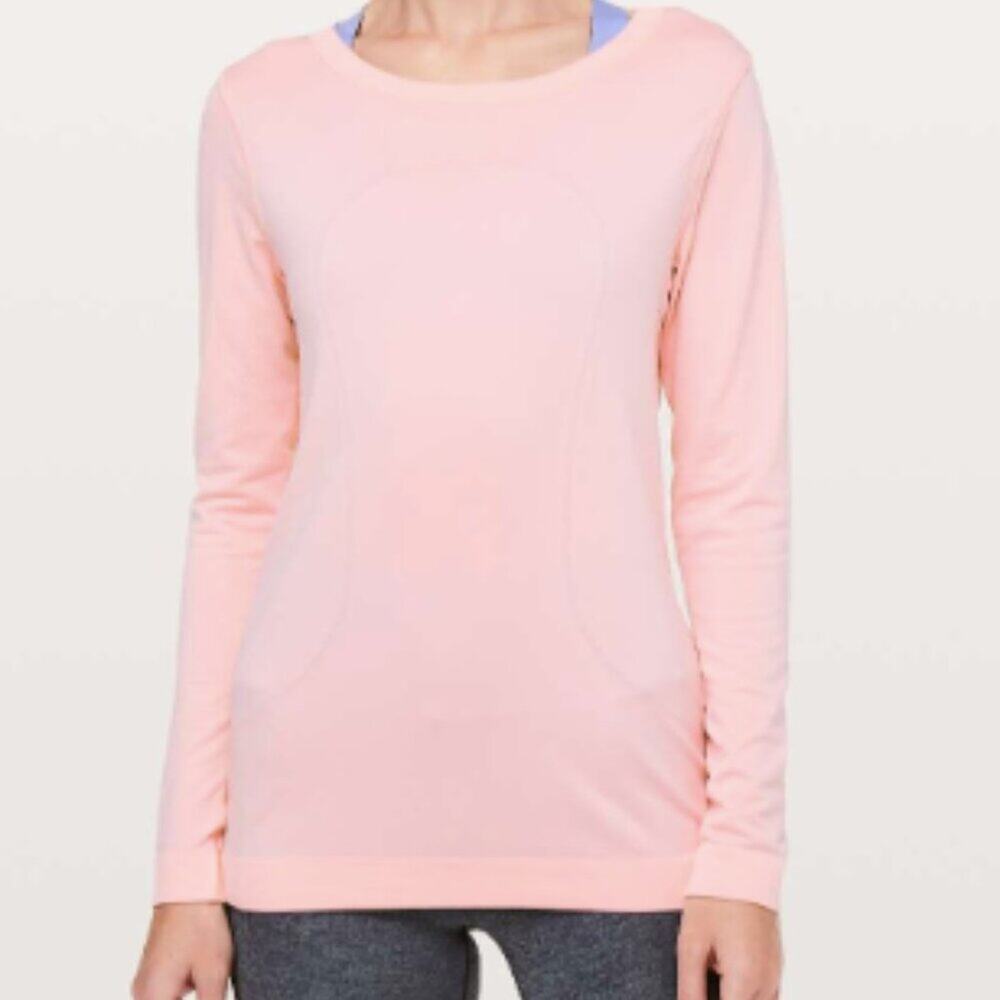 6047 - LULULEMON RUN: Swiftly Tech BREEZE Long Sleeve Crew Sz 6 *EUC
