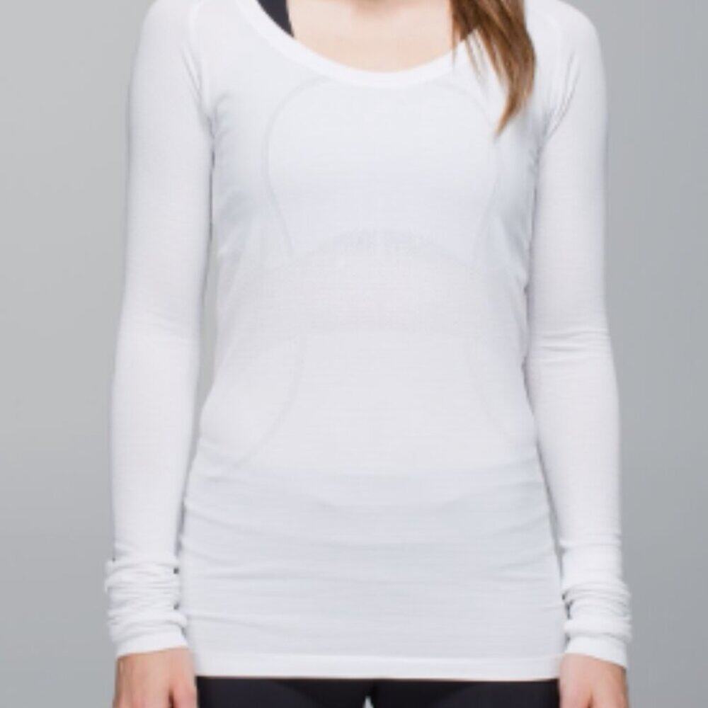 6203 - LULULEMON Run: Swiftly Tech Long Sleeve Crew Sz 4 *HAND-DYED